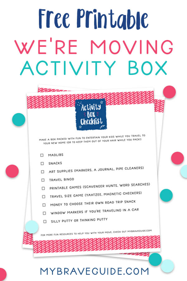 Free We're Moving Activity Box Download