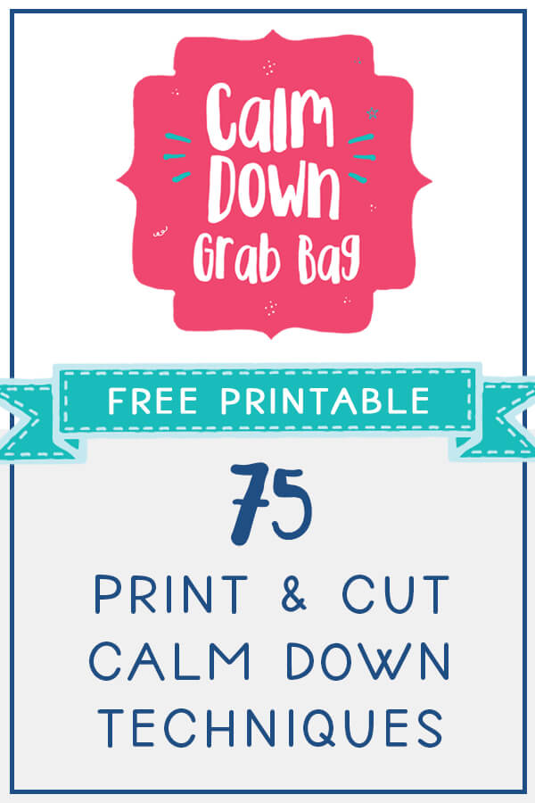 75 Print and Cut Calm Down Techniques