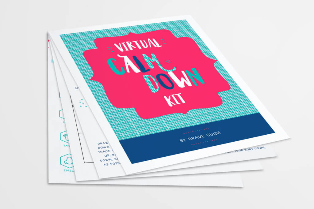 Virtual Calm Down Kit for Therapists