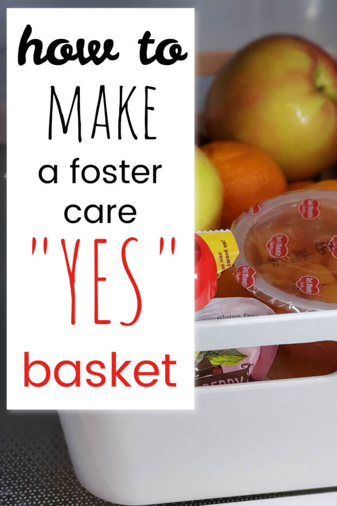 Yes Basket for Foster Care Children